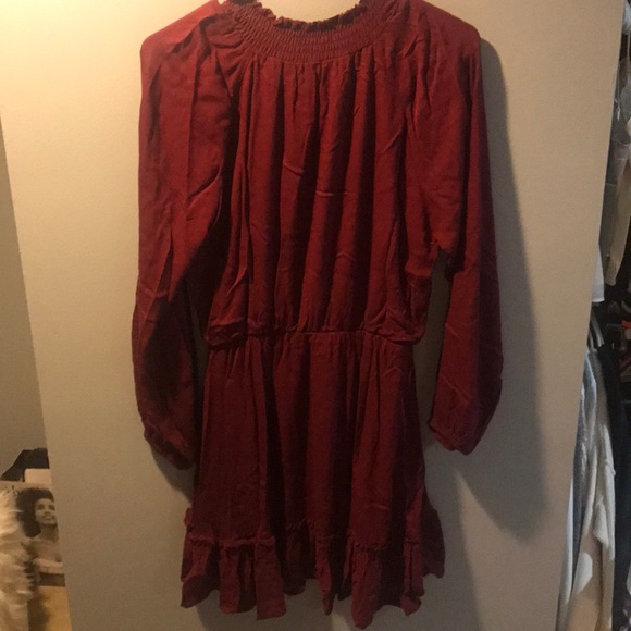 VICI JONAH LONG SLEEVE RUFFLE DRESS - Picture 5 of 6